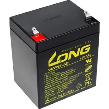 Záložní baterie Long 12V 5Ah olověný akumulátor HighRate F2