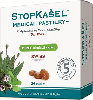 Přírodní produkt Simply You StopKašel Medical pastilky Dr. Weiss