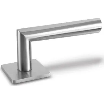 Dveřní kování M&T Dveřní nerezová klika Morgan čtvercové magnet. rozety, Objekt NRz, cylindrické