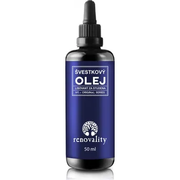 Pleťový olej Renovality Švestkový olej lisovaný za studena 50 ml