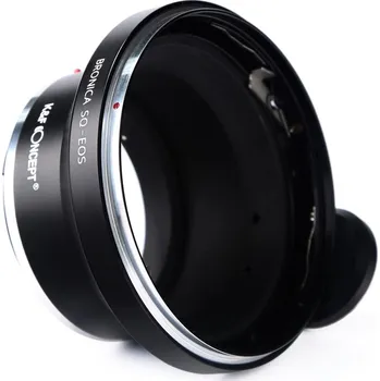 Redukce K&F Concept z objektivu Bronica SQ na CANON EOS (Umožní nasadit objektiv se bajonetem Bronica SQ na fotoaparáty CANON EOS)