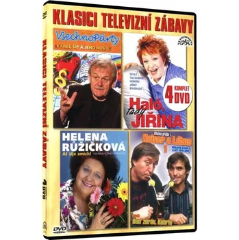 DVD film DVD Klasici televizní zábavy: kolekce 4 DVD