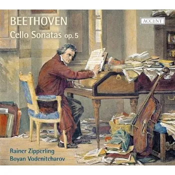 Zahraniční hudba Beethoven: Cello Sonatas Op.5 - Rainer Zipperling & Boyan Vodenitcharov [CD]