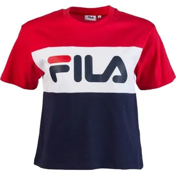 Dámské tričko FILA Allison black iris/bright white/true red