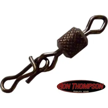 Obratlíky s karabinkou Ron Thompson Fast Clip With Swivel - 10 ks velikost: 10/18 kg