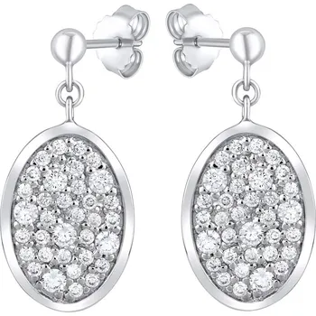 Náušnice SILVEGO luxusní stříbrné náušnice se zirkony