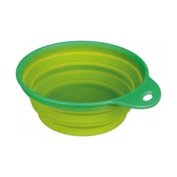 Miska pro psa Cestovní silikonová miska s pevným okrajem 0,5l - 14cm