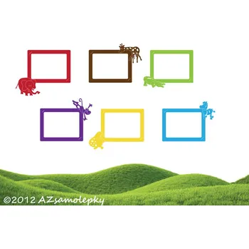 Samolepící dekorace Samolepky na zeď - Kolekce FOTO Zoo - š. 9 x v. 13 cm