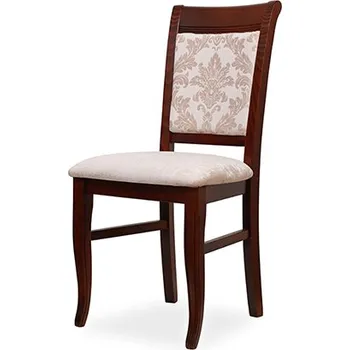 Jídelní židle IBA Moderní židle BORGHI Varianta: Hnědá s čalouněnými zády