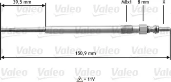 Zapalovací a žhavicí svíčka Valeo 345174