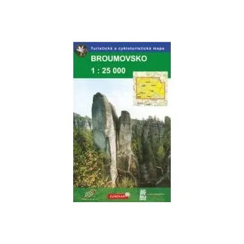 Mapa Broumovsko 1:25000 (podrobná mapa)