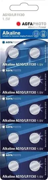 článková baterie AgfaPhoto Alkaline AG10/LR1130 - 10 ks