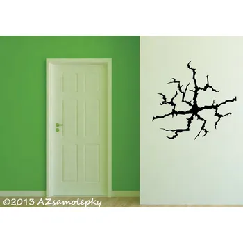 Samolepící dekorace Dětské samolepky na zeď - Prasklá zeď - M (50 x 48 cm)