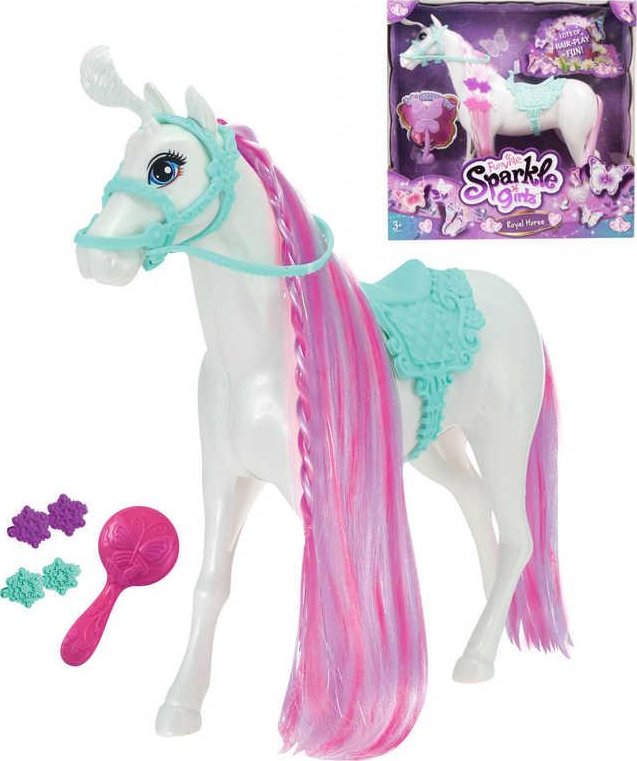 funville sparkle girlz royal horse styling set