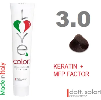 Barva na vlasy Love me Color 3.0 (100ml) - profesionální barva na vlasy s keratinem