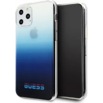 Pouzdro na mobilní telefon Guess California GUHCN58DGCNA pro iPhone 11 Pro modré