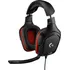 Sluchátka Logitech Gaming G332, černá/červená