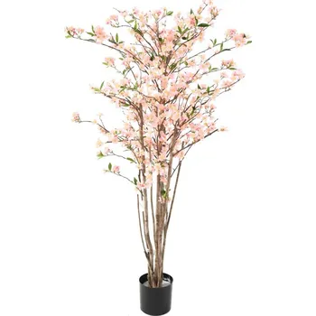 umělá květina Luxusní umělý kvetoucí strom TŘEŠEŇ FLOWER NEW BABYPINK, 150cm