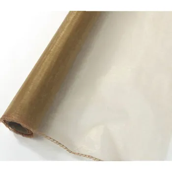 Svatební dekorace Organza šerpa 38 cm/8 m - bronzová