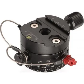 Stativová hlava Panoramatický rotátor Leofoto DH-60 (Pro sekvenční panoramatické snímání scény s konstantním úhlem pohybu)