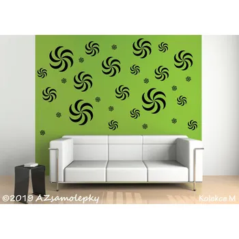 Samolepící dekorace Samolepky na zeď - Moderní bublinky III - kolekce XS