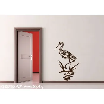 Samolepící dekorace Samolepky na zeď - Pták Ornament - L (60 x 90 cm)