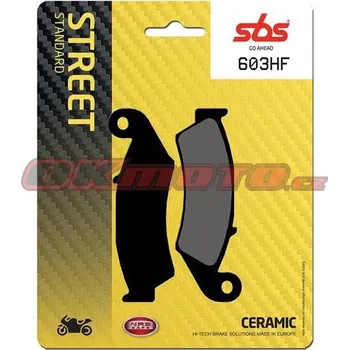 Brzdová destička Přední brzdové destičky SBS 603HF - Honda CR 125 R, 125ccm - 87-94