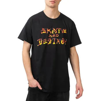 tričko Thrasher Skate And Destroy BBQ - Black S