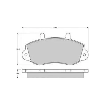 Brzdová destička přední brzdové destičky renault master,7701205294,ferodo