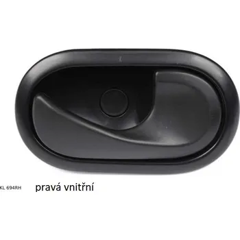 Dveře karosérie vnitřní klika dveří renault master, kangoo,pravá 8200310580