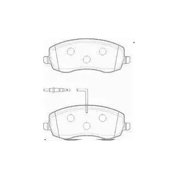Brzdový systém přední brzdové destičky citroen,peugeot,4253.94*,MEYLE