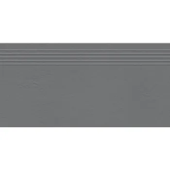 Dlažba Industrio graphite - schodovka rektifikovaná 29,8x59,8 šedá, matná 6004100