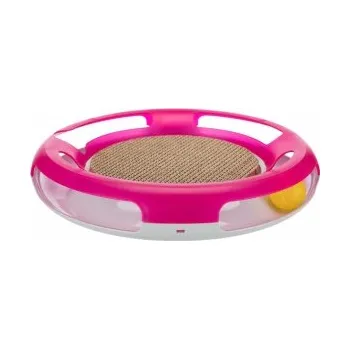 Hračka pro kočku Hračka pro kočku kruh s kuličkou a škrabacím kartonem