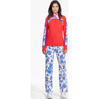 Dámská mikina Mikina Poivre Blanc 1st Layer Sweater Scarlet red3/ flower Velikost: M