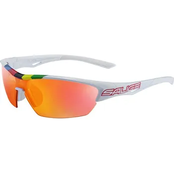 cyklistické brýle Brýle SALICE 011CDM whiteCDM/RW red/radium