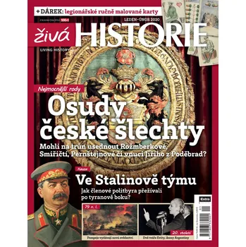Časopis Živá historie 1-2/2020 - Osudy české šlechty + karty