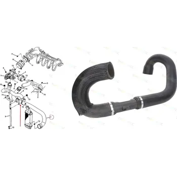 Příslušenství pro turbodmychadlo hadice sání turba citroen c4,peugeot 307,0382.az*fparts