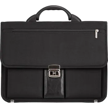 Pánská aktovka REAbags 8001/1-T černá/nikl