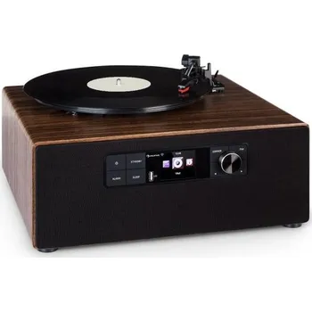 Gramofon Auna Connect Vinyl Cube hnědý