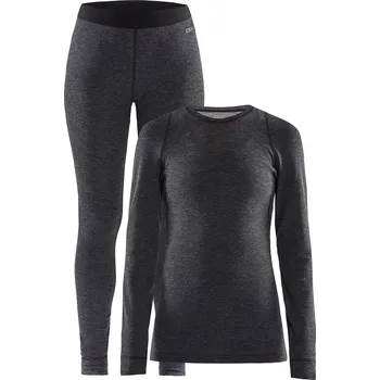 Craft Merino 180 Set W černý/šedý