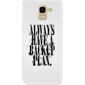 Pouzdro na mobilní telefon Odolné silikonové pouzdro iSaprio - Backup Plan - Samsung Galaxy J6