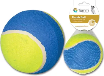 Hračka pro psa Tommi Tenisák XXL 15 cm žlutý/modrý