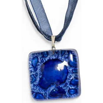 Přívěsek Skleněný přívěsek tmavěmodrý PARIS P0301