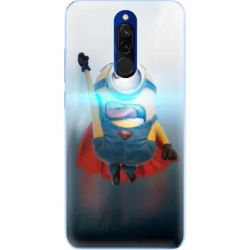 Pouzdro na mobilní telefon Odolné silikonové pouzdro iSaprio - Mimons Superman 02 - Xiaomi Redmi 8