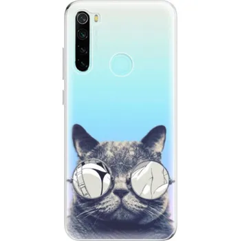 Pouzdro na mobilní telefon Odolné silikonové pouzdro iSaprio - Crazy Cat 01 - Xiaomi Redmi Note 8
