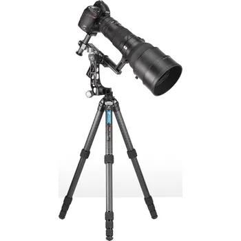 Stativ Tripod Leofoto Ranger LS-365C s hlavou PG-1 - Black (Karbonový stativ Leofoto Ranger LS-365C s gimbal hlavou PG-1 v černé úpravě)