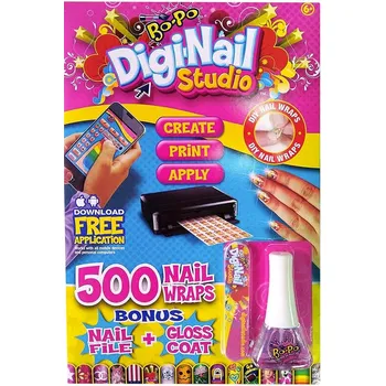kreativní sada EP Line Bo Po Digi Nails studio se samolepkami