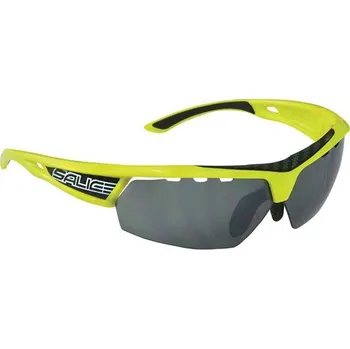 cyklistické brýle Brýle SALICE 005RWC Yellow-Carbon/RW black/Transpa