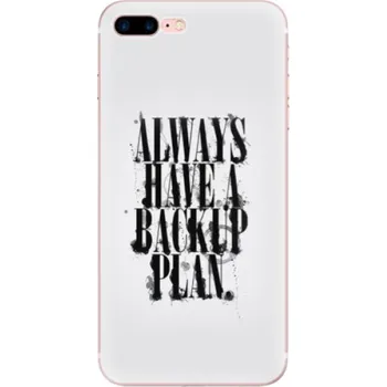 Pouzdro na mobilní telefon Odolné silikonové pouzdro iSaprio - Backup Plan - iPhone 7 Plus