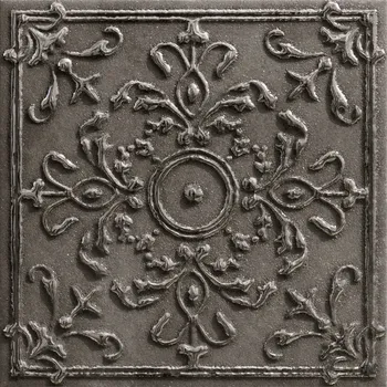 Obklad Tinta platinum - obkládačka inzerto 14,8x14,8 šedá 6004325